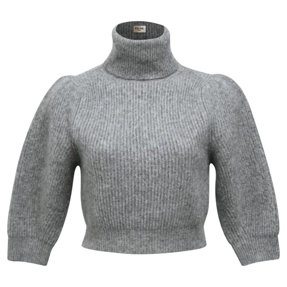 Celine Gray Turtleneck Sweater